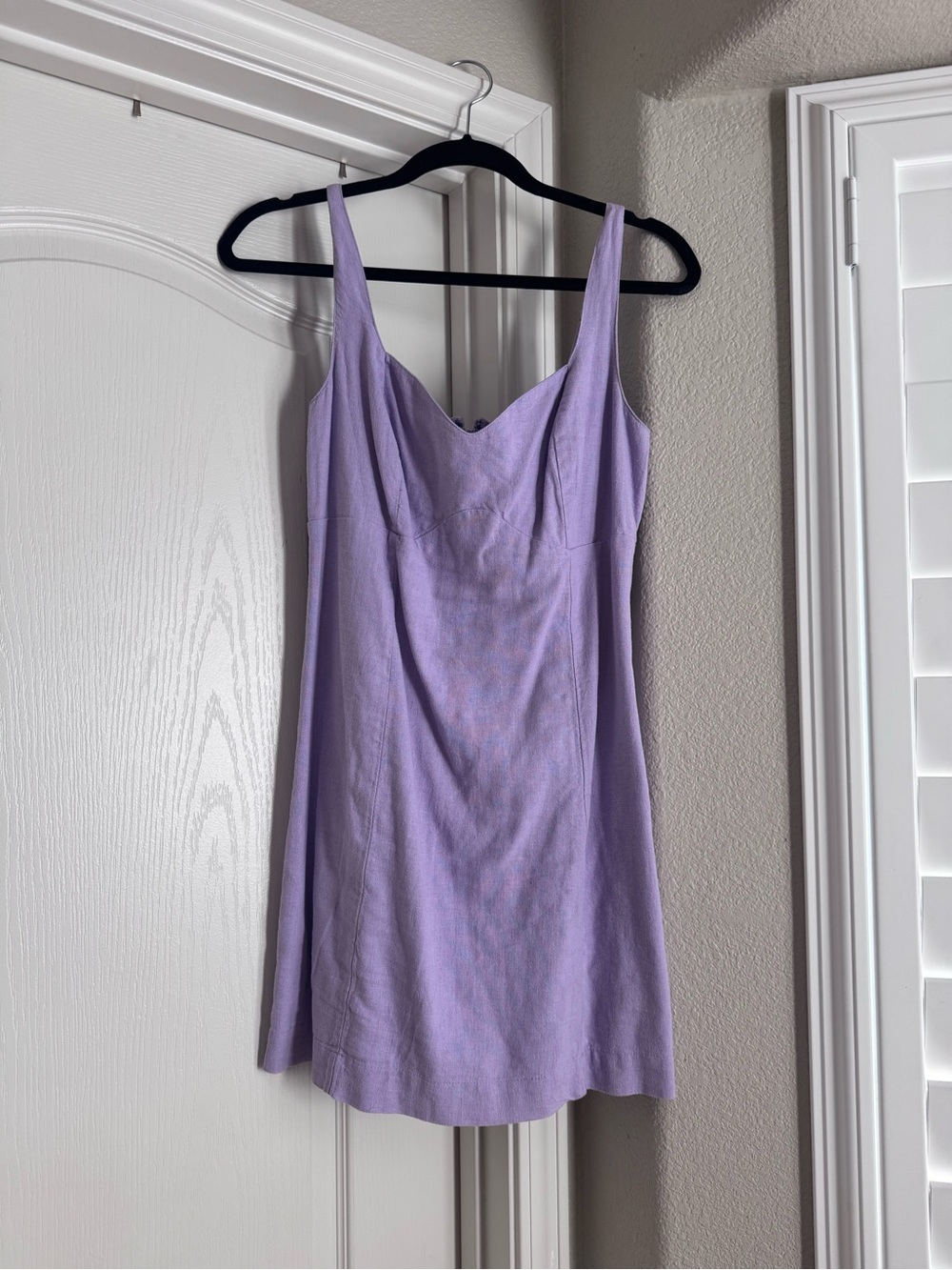 Abercrombie & Fitch Lavender Sweetheart Mini Dress